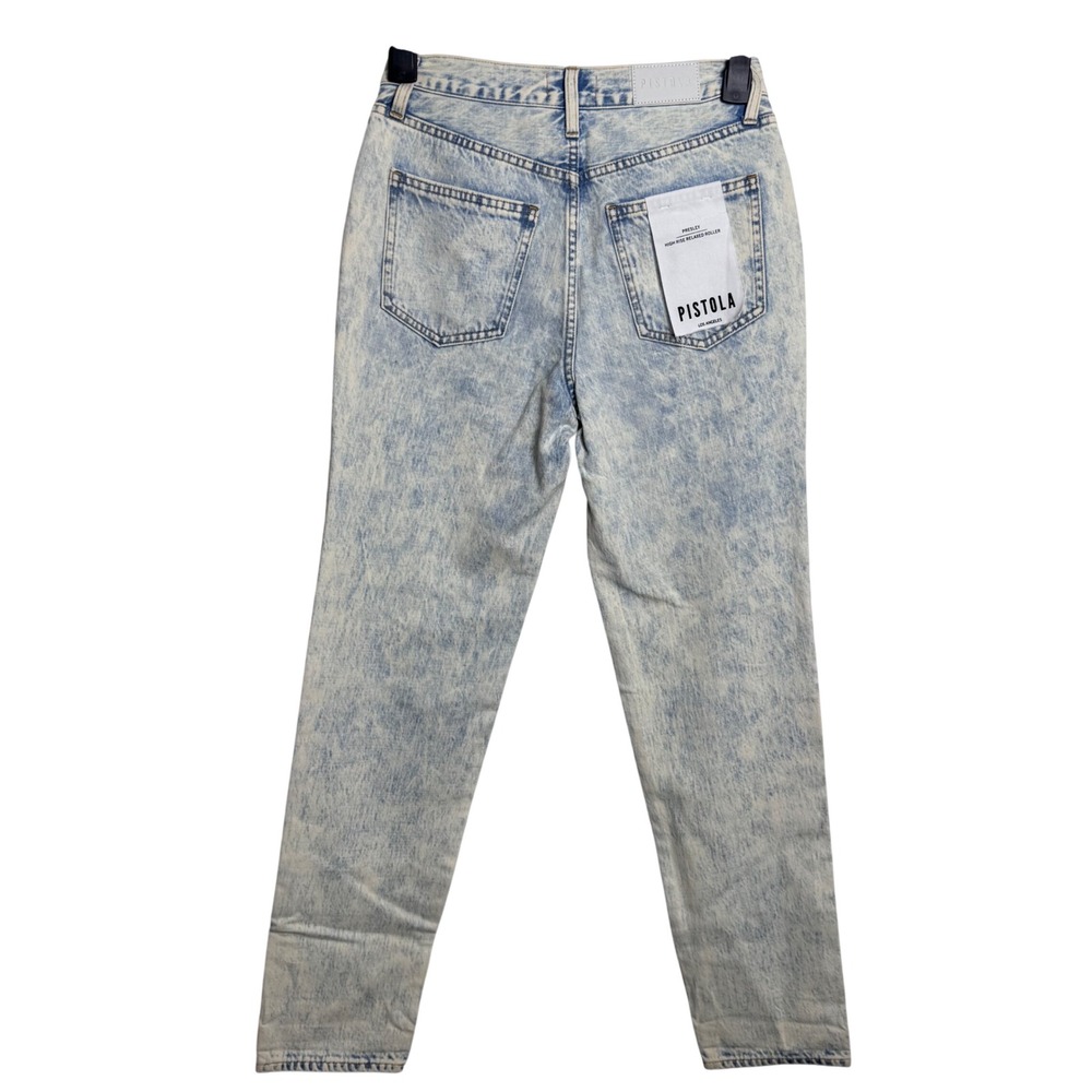 Pistola Y2K Presley High Rise Relaxed Roller Jeans Acid Wash 26
